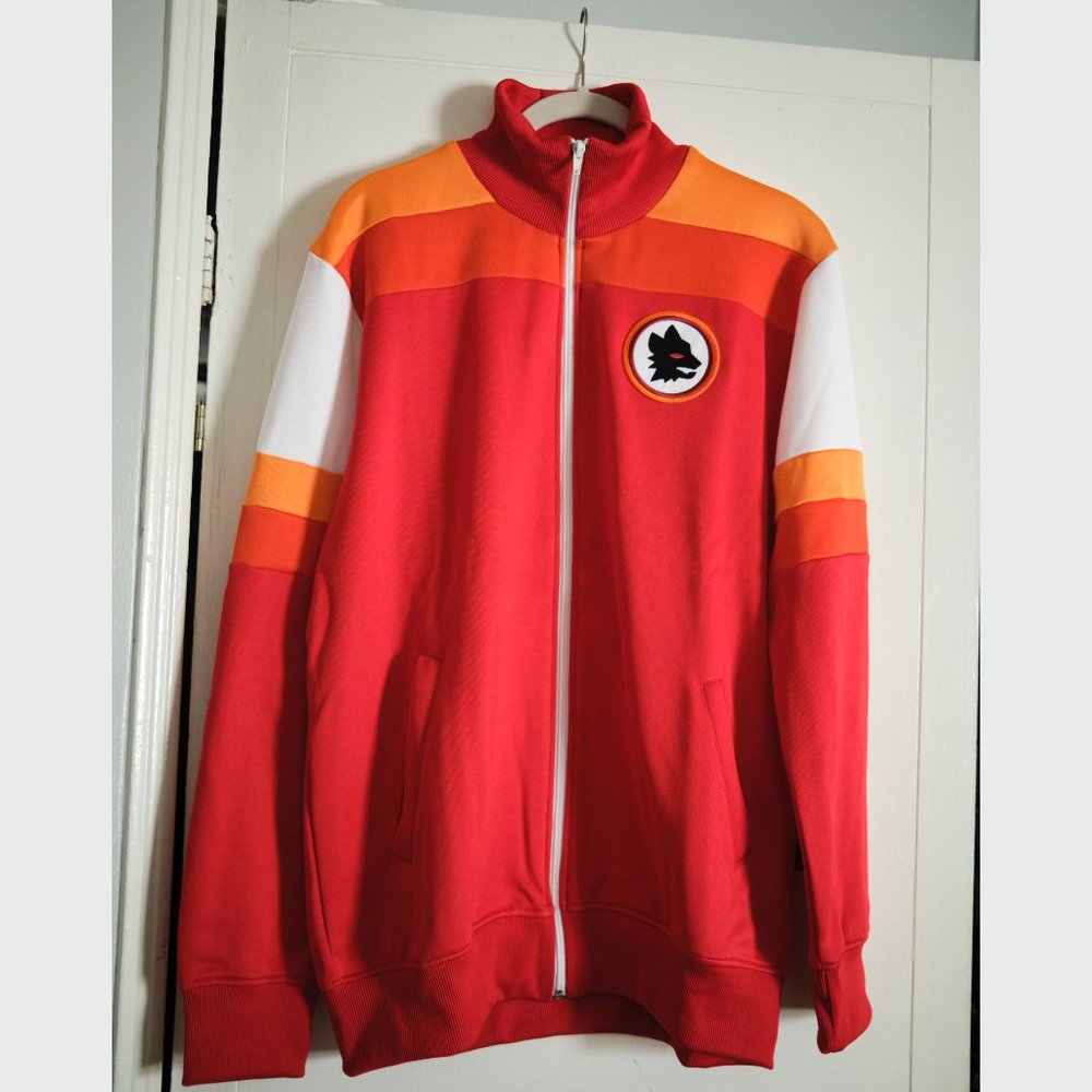 A.S. ROMA retro style 1979/80 zip-up jacket